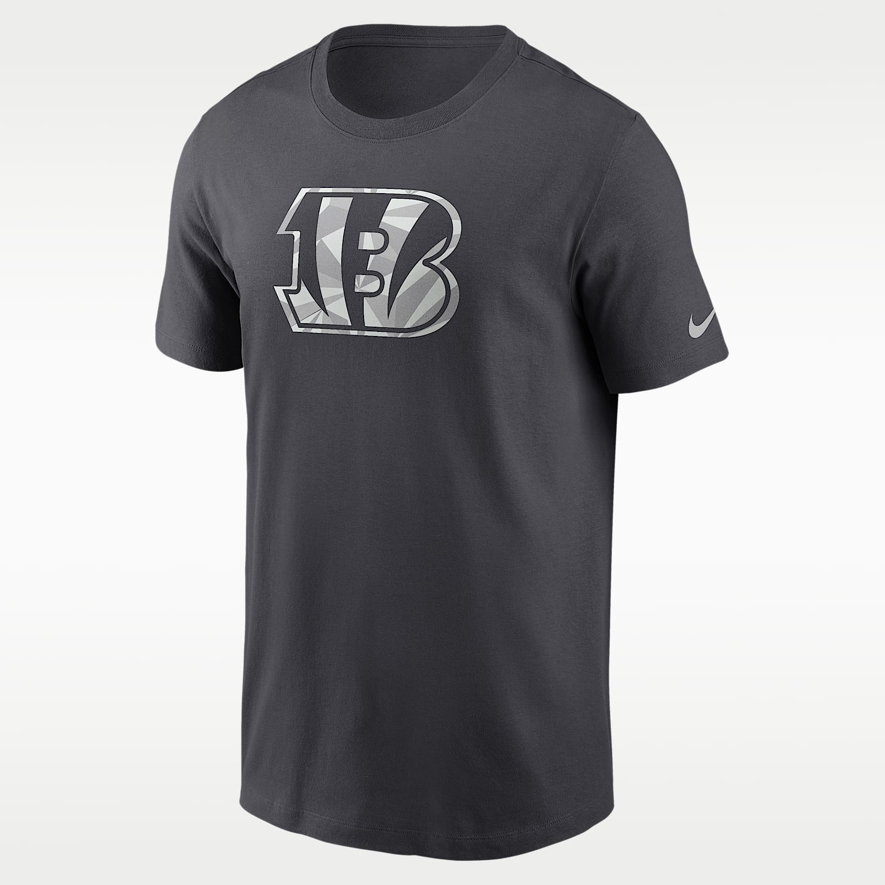 Cincinnati Bengals Fractal Logo Men's Nike NFL T-Shirt. Nike.com